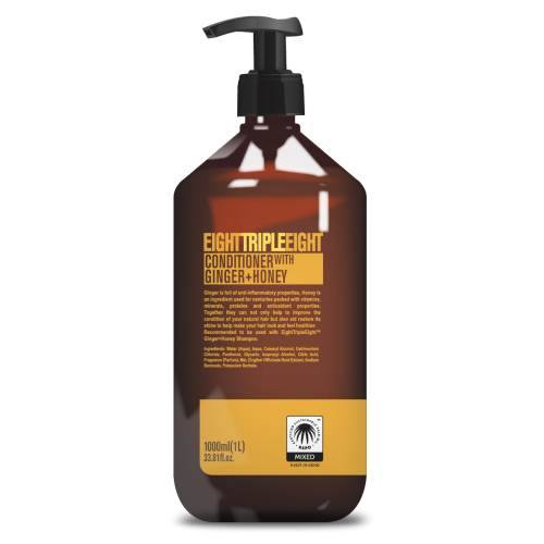 [只限店取] 英國TRIPLE EIGHT  生薑蜂蜜護髮素 (光澤/ 滋潤 / 抗炎 / 抗氧) 1000ml